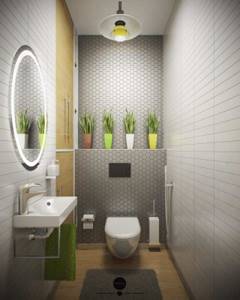 6 идей для дизайна маленького туалета
