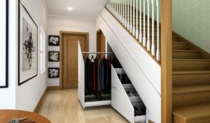 Оформление пространства под лестницей в доме: 22 идеи