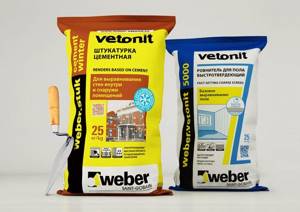 Шпаклёвки и сухие строительные смеси weber-vetonit — 6 советов по выбору
