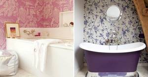 6 советов по выбору обоев для ванной комнаты