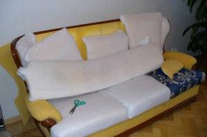 8 советов, как выполнить перетяжку дивана своими руками