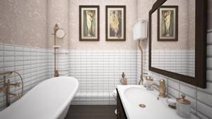 7 советов по отделке ванной комнаты обоями: выбор и поклейка