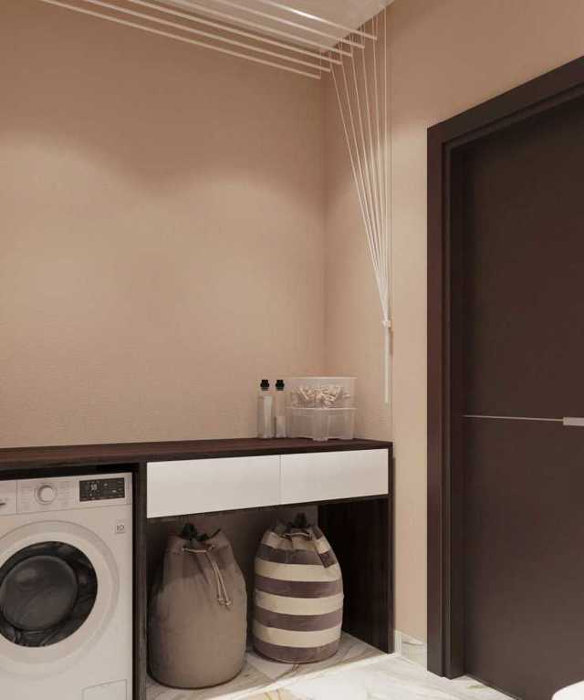 Стиральная машина в маленькой ванной комнате: 6 идей размещения
